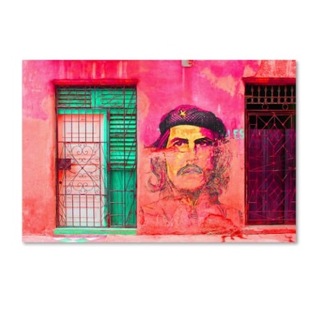 TRADEMARK FINE ART Masters Fine Art 'Che on the Wall Havana' Canvas Art, 22x32 MA0784-C2232GG